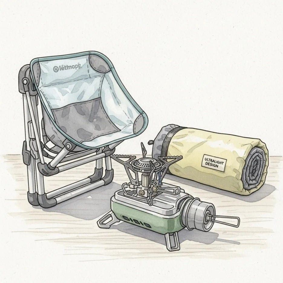 혁신적인 디자인의 캠핑 장비들