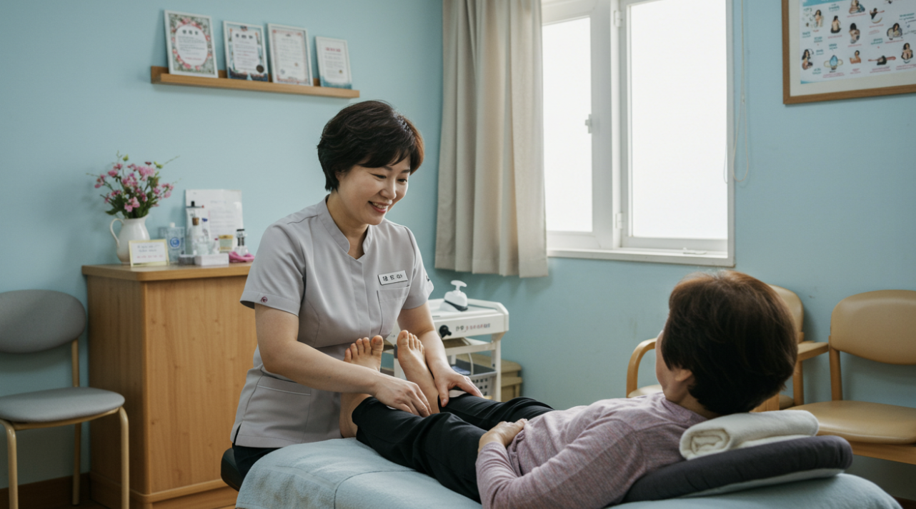 정부의 안마 바우처 사업