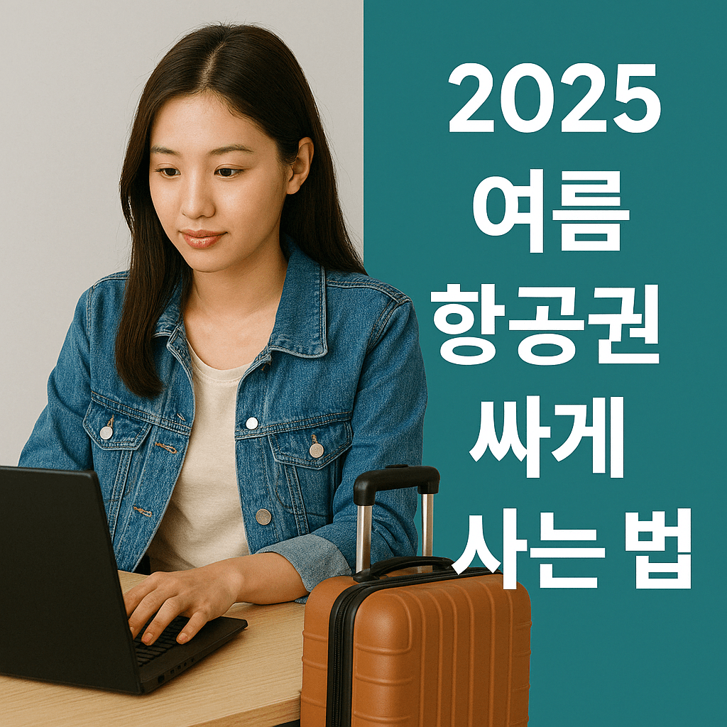 2025년 여름휴가 미리 준비하는 법 &ndash; 항공권 싸게 예약하는 꿀팁!