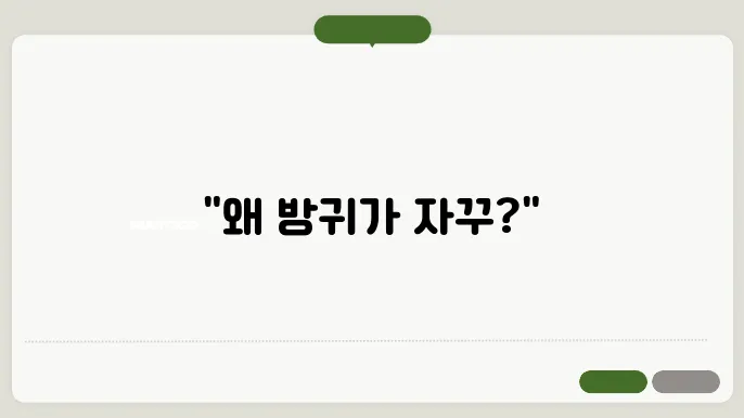 방귀가 나오는 이유