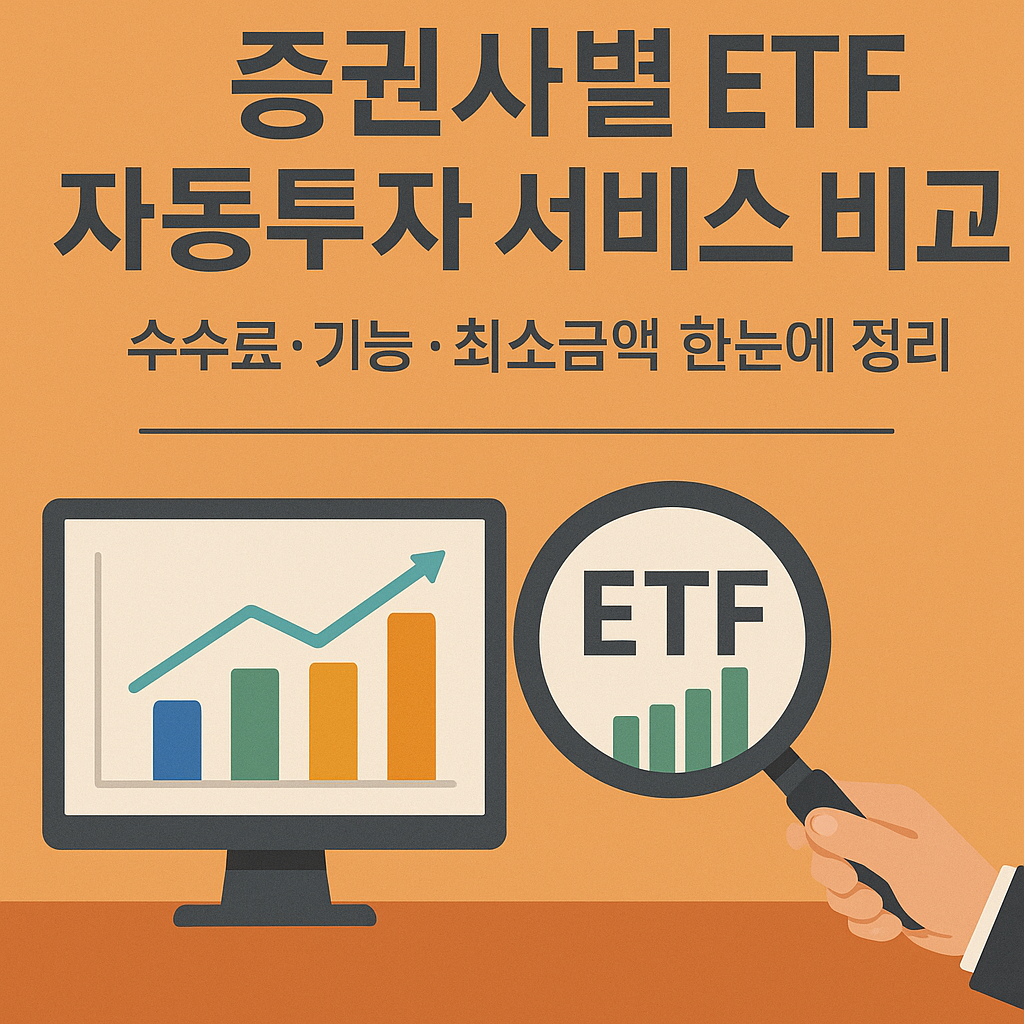 증권사별 ETF 자동투자 서비스 비교
