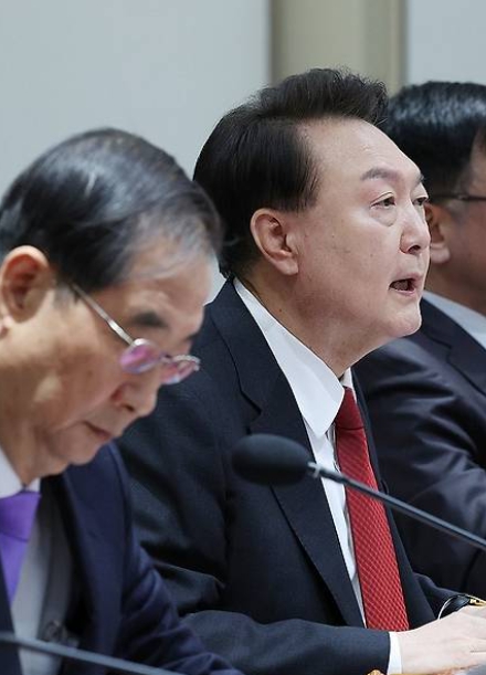 윤석열 대통령과 한덕수 국무총리