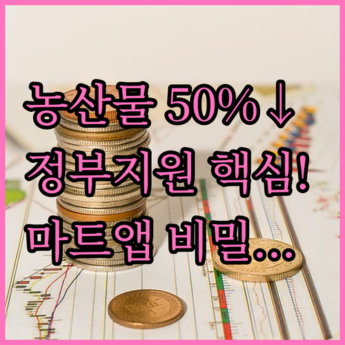 농축산물 할인율 극대화 정부 지원과 ..