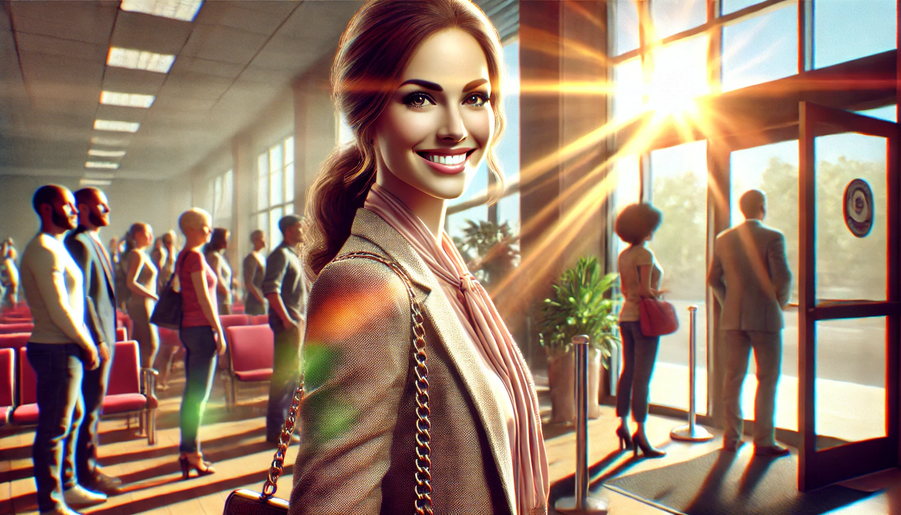 실업급여 받는 사람의 모습