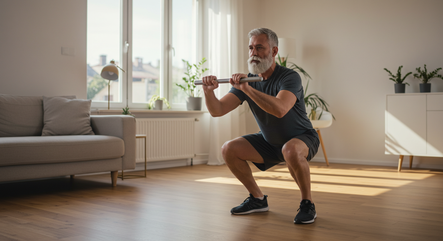 중년 홈트레이닝