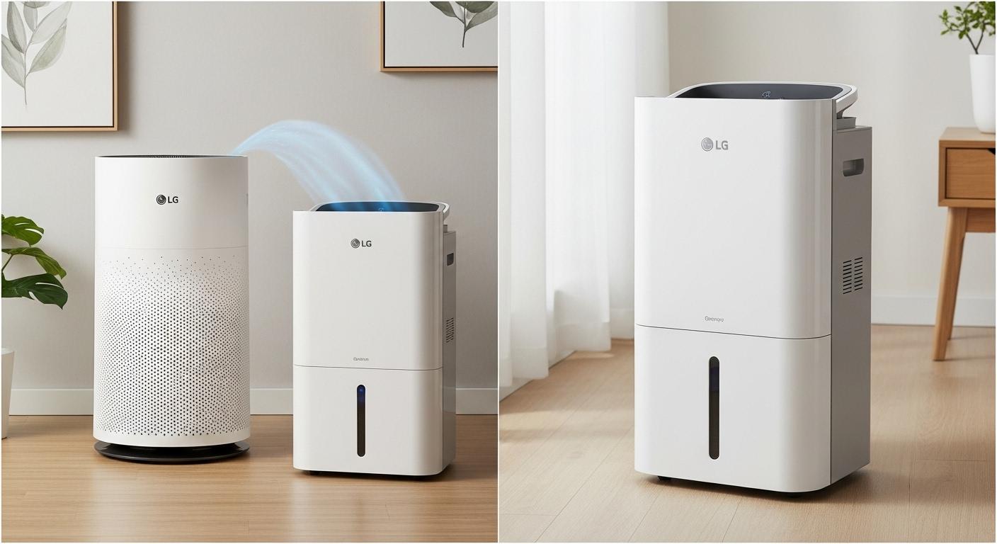 공기청정 제습기 lg