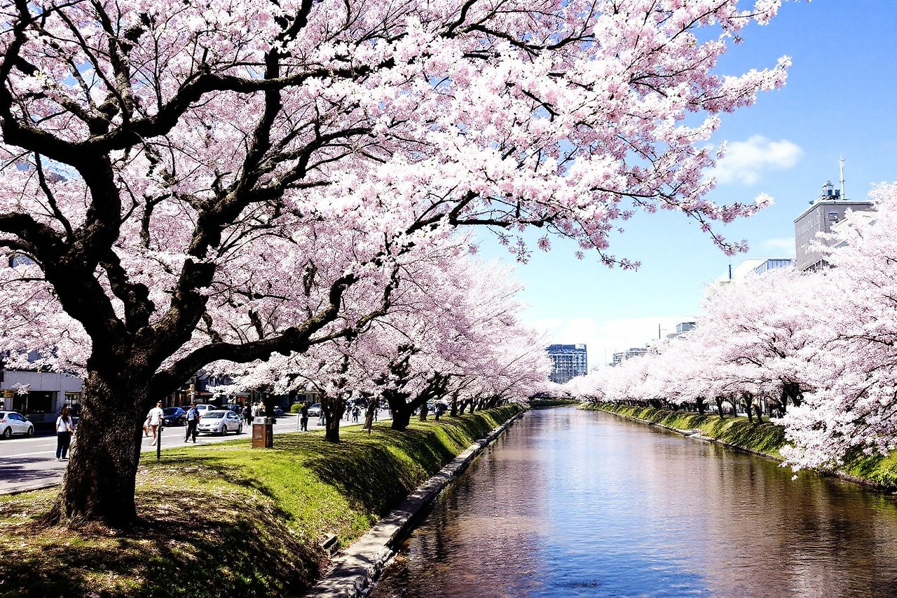 야마자키가가와 강변