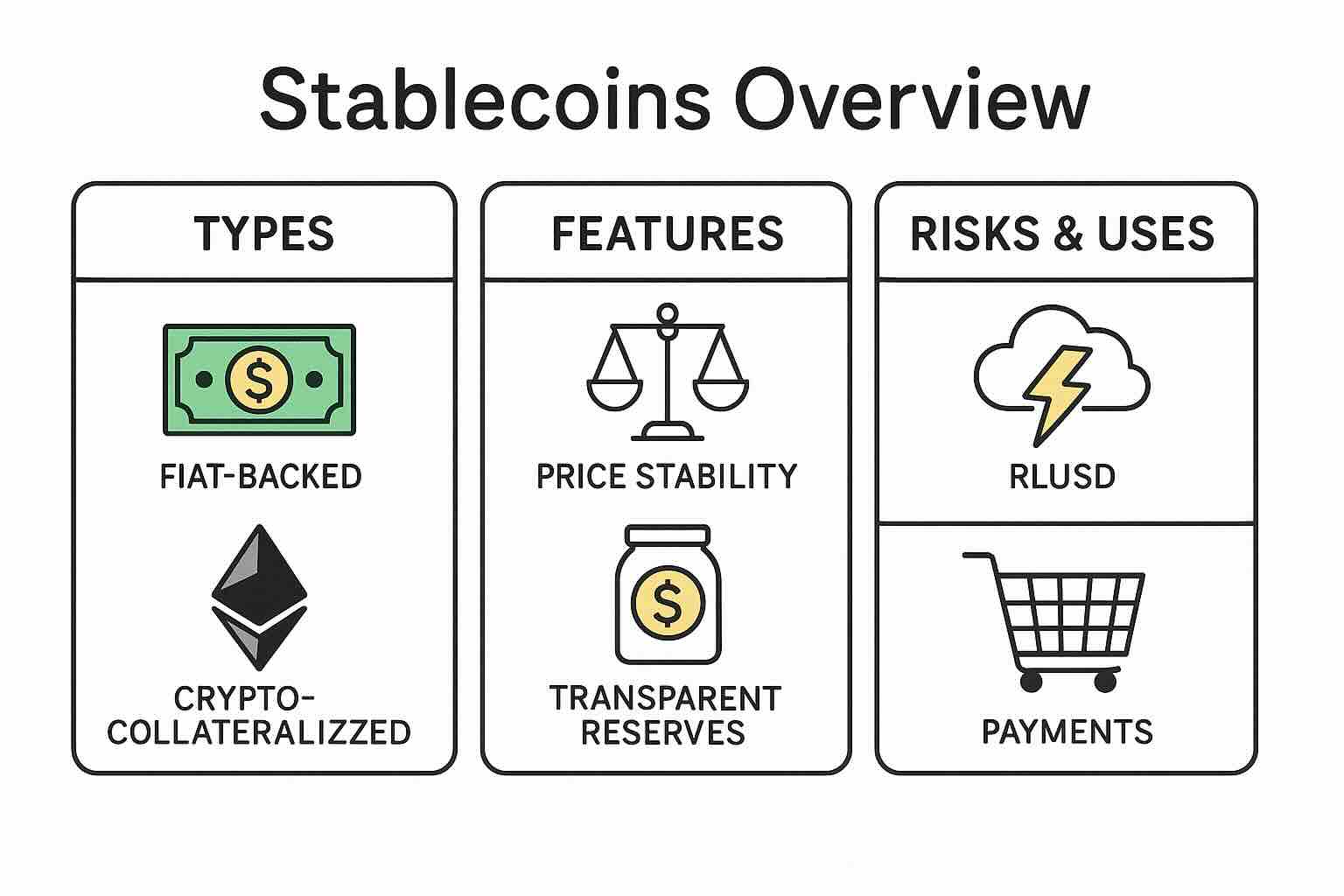스테이블코인의 종류별 특성