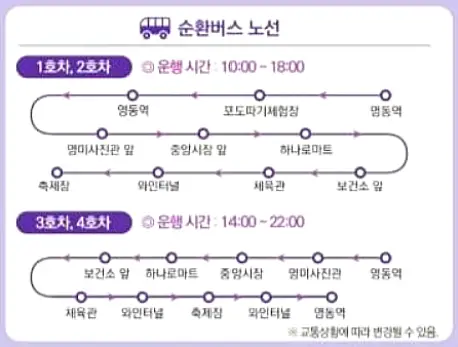 교통 안내 사진