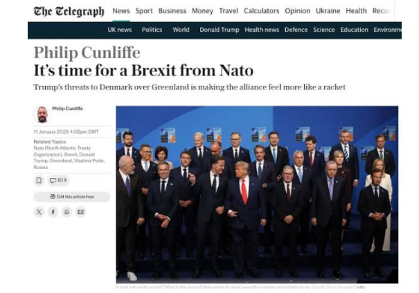트럼프의 그린란드 압박이 드러낸 나토의 균열