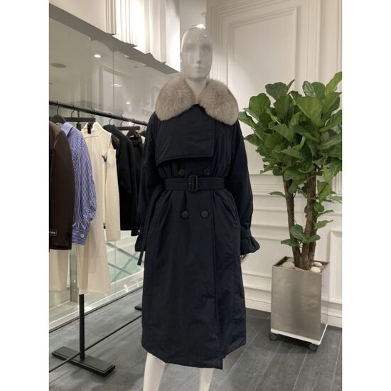 보브 폭스 퍼 구스다운 야상 패딩 7152417031