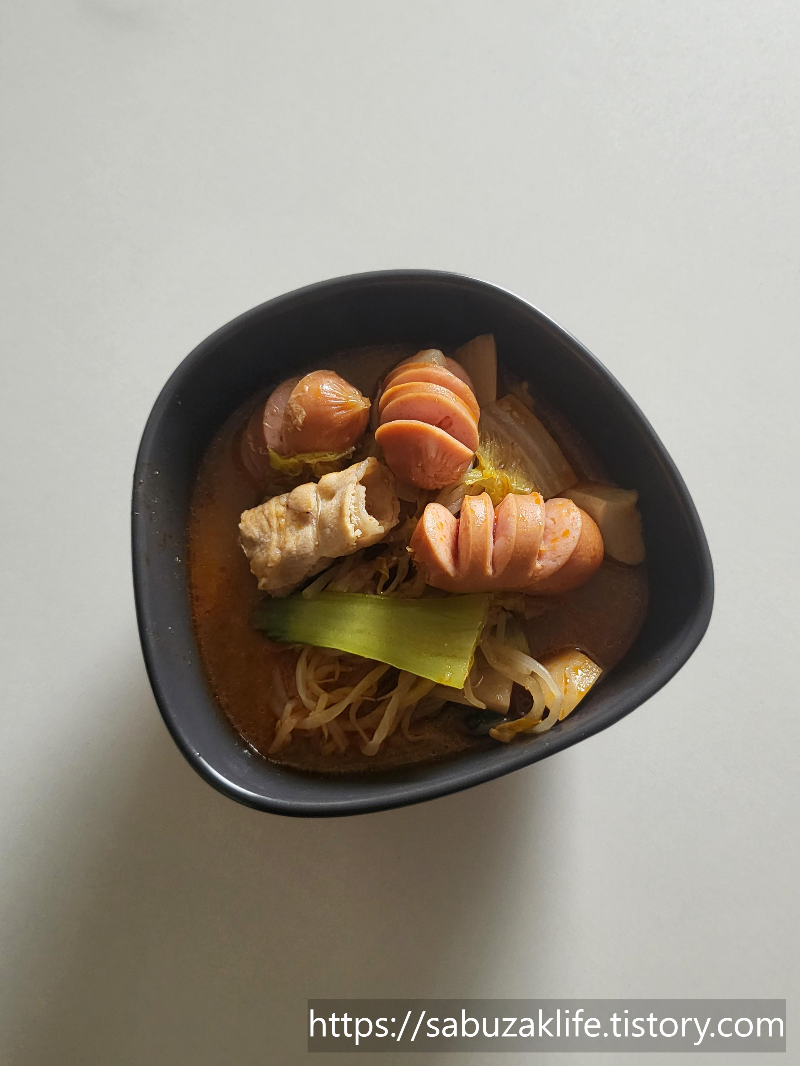 가성비 마라탕 완성
