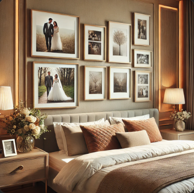 웨딩사진 액자 교체(액자갈이), 감성적인 인테리어