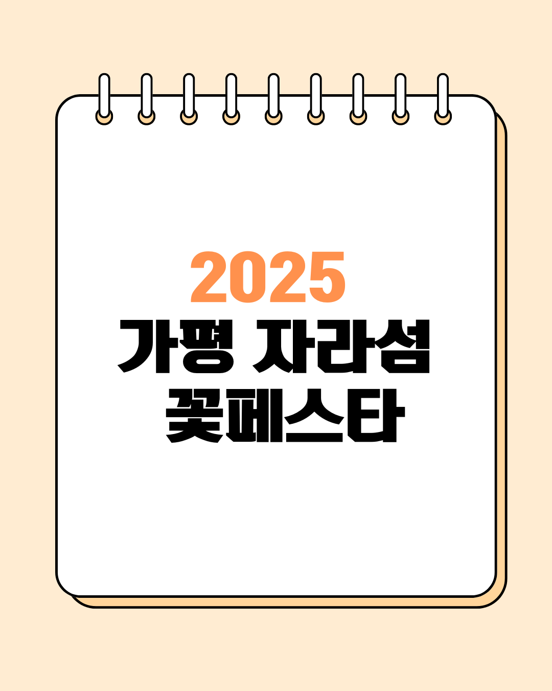 2025 가평 자라섬 꽃 페스타