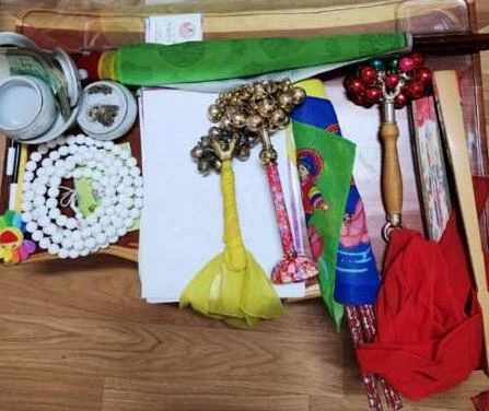 해옥장군당에서 사용하는 무구