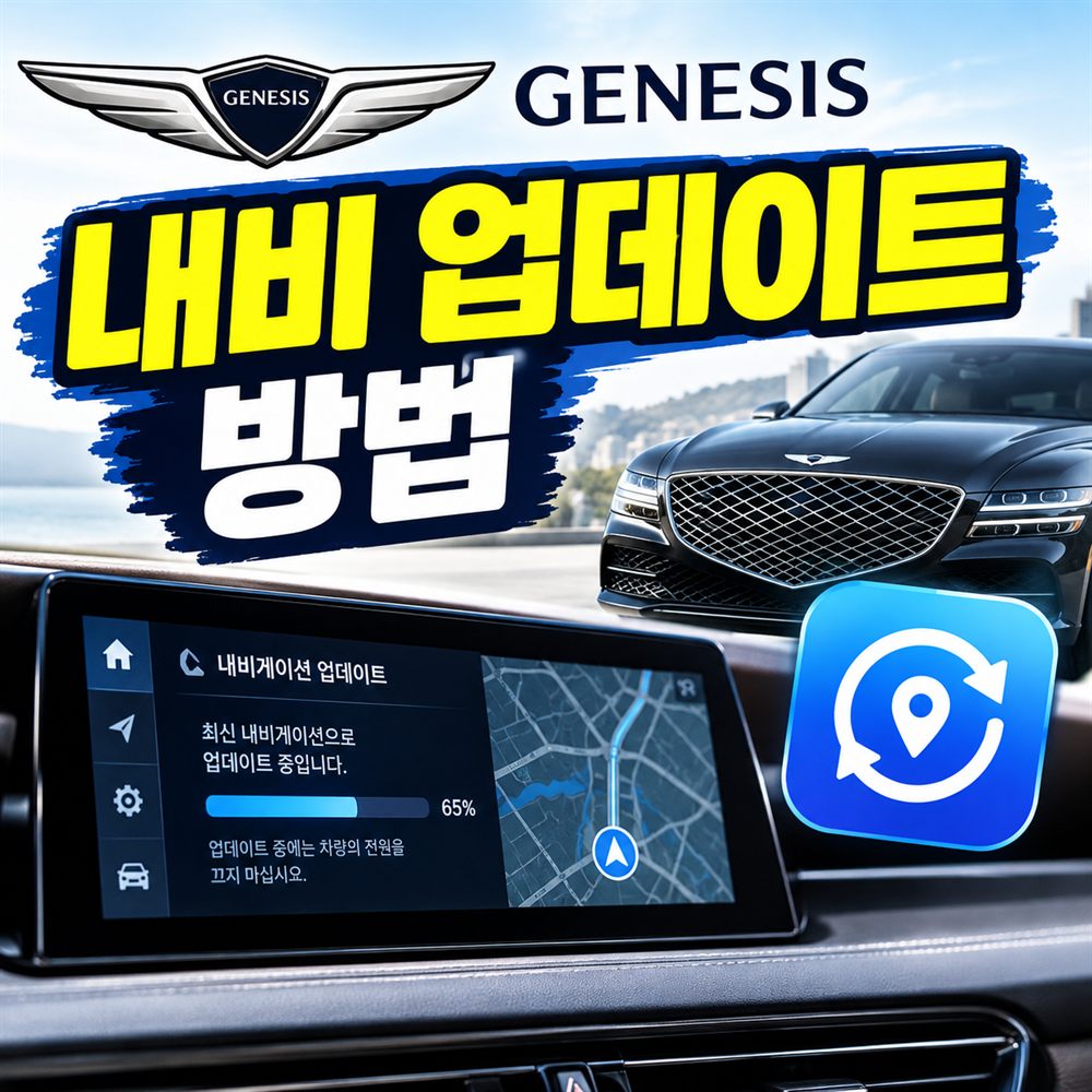 제네시스 내비게이션 업데이트 방법