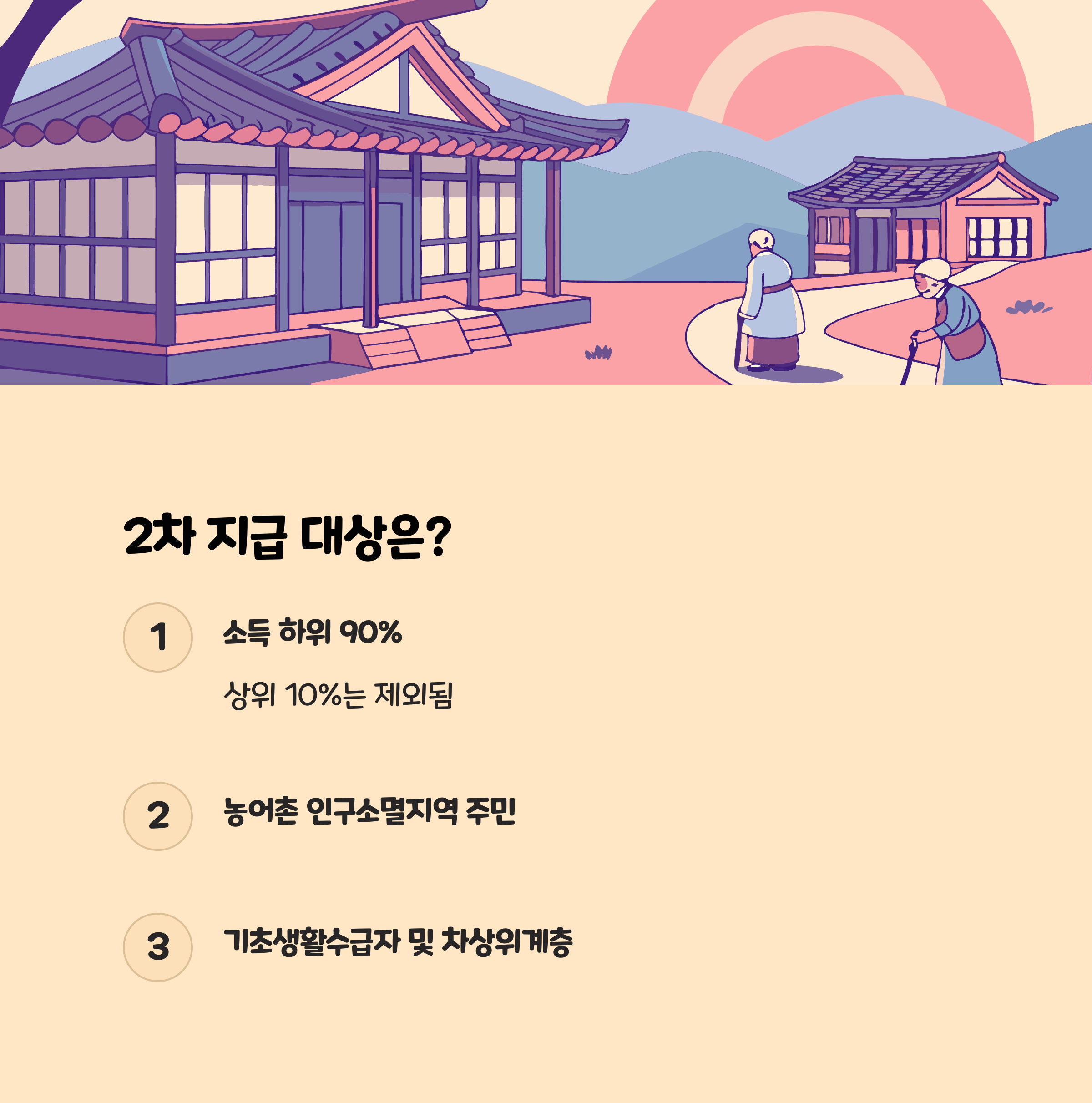 2차 지급 대상은 누구일까?