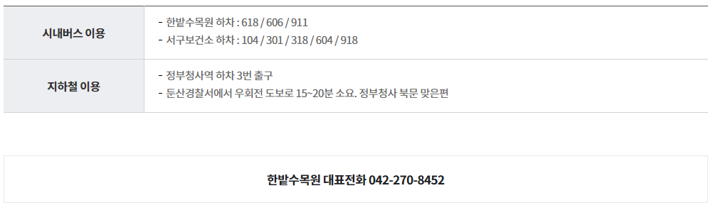 교통안내