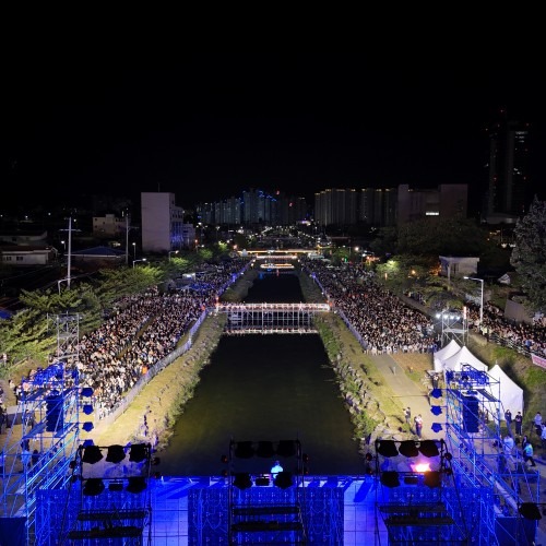 대동천 야간 불꽃쇼