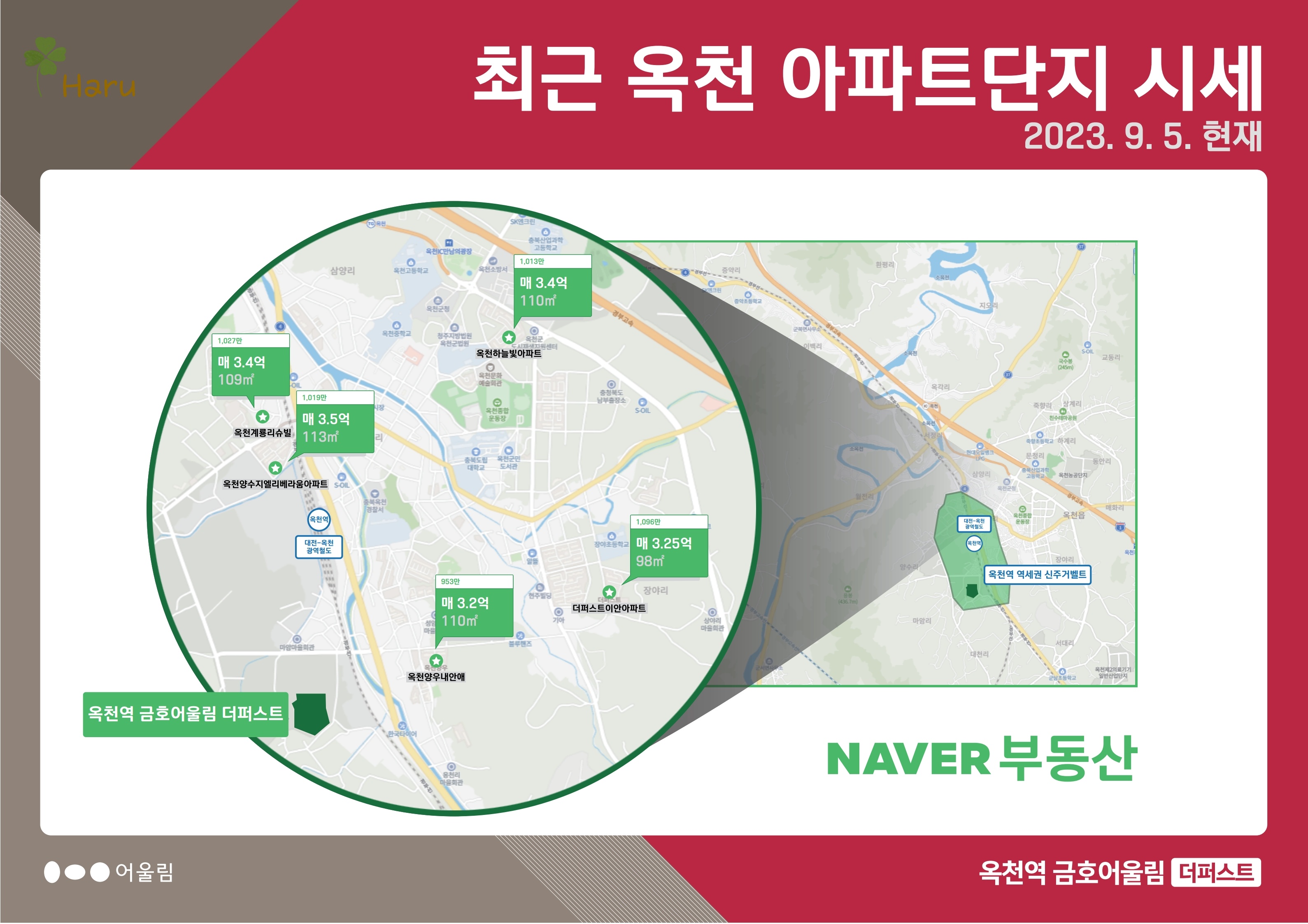 옥천역 금호어울림 더퍼스트 아파트