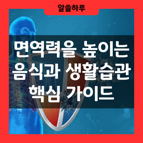 면역력을 높이는 음식과 생활습관