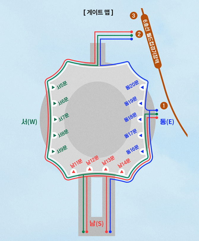 임영웅콘서트구역별게이트맵