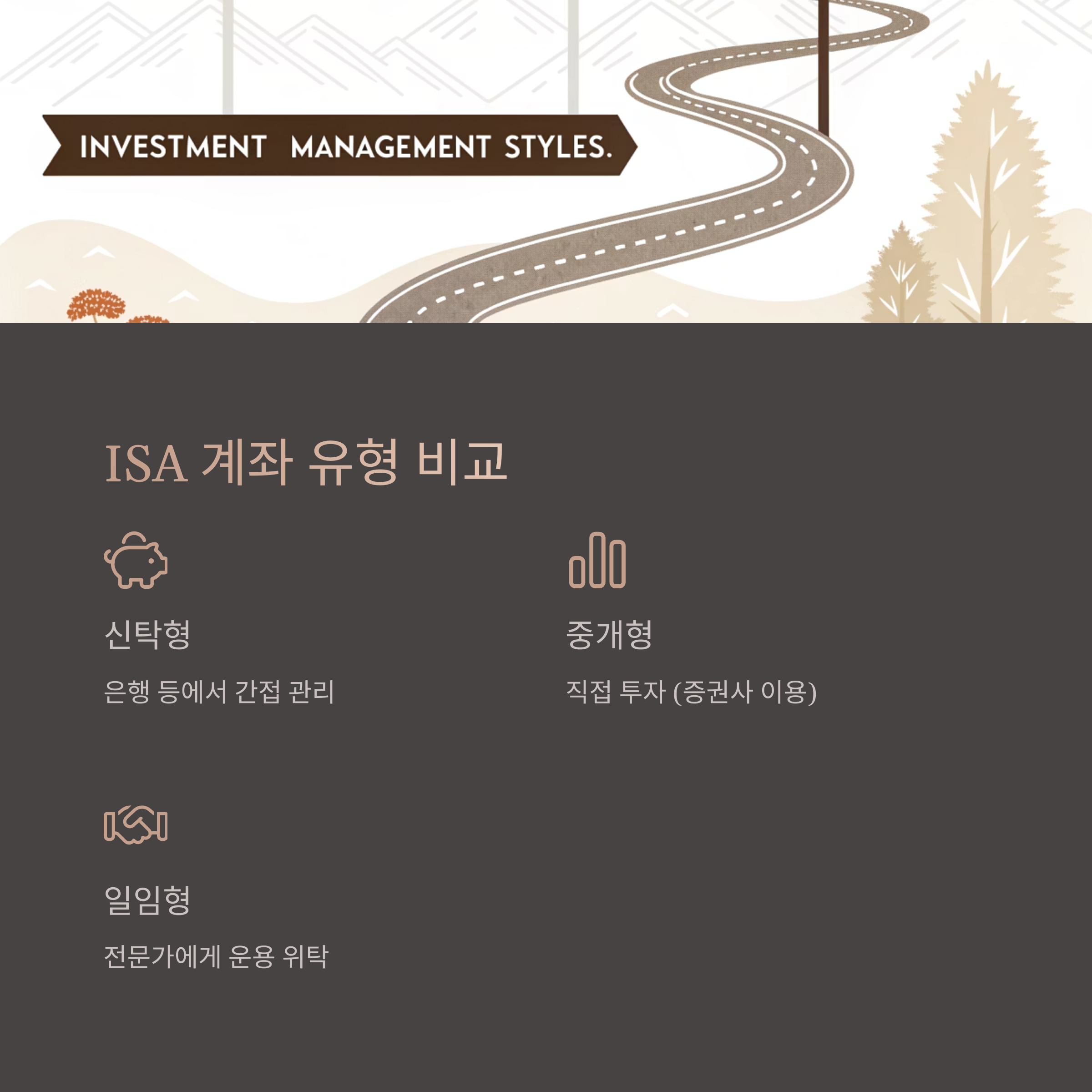 ISA 계좌별 유형 비교