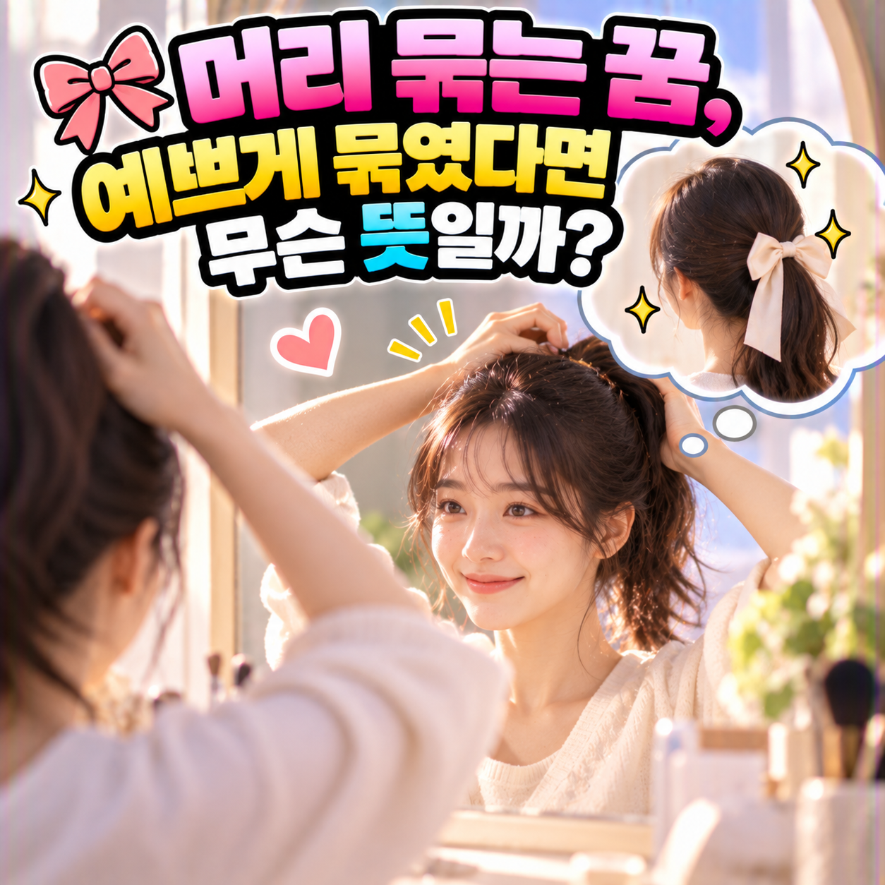 머리 묶는 꿈