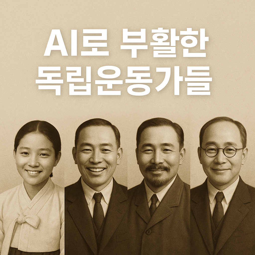 AI로-복원한-독립운동가들-사진