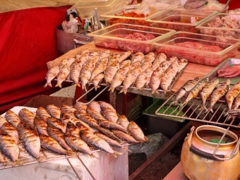 김포 북변 5일장 먹거리