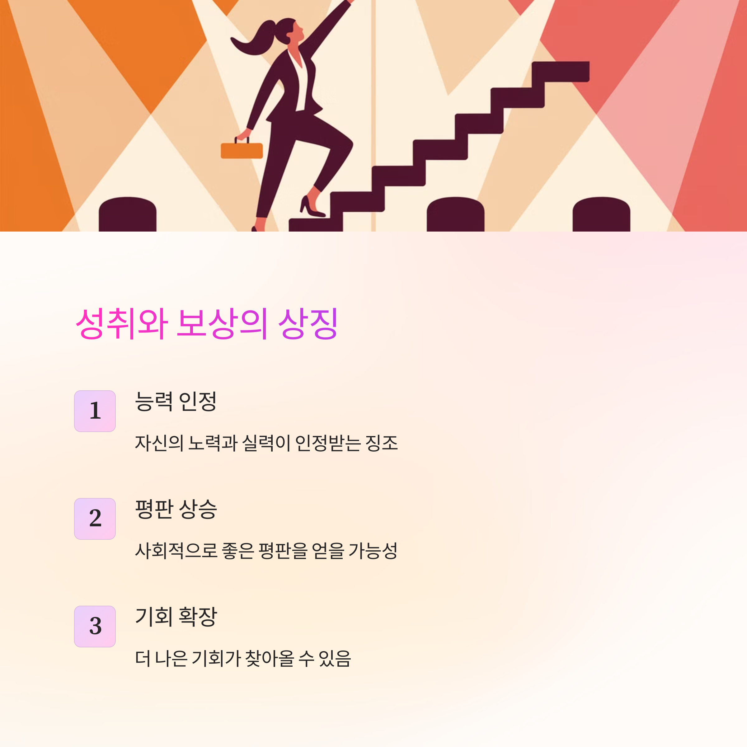 직장에서 상을 받는 꿈