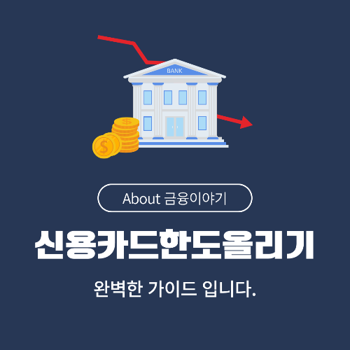 신용카드 한도 올리기 꿀팁! 한도 상향 조건