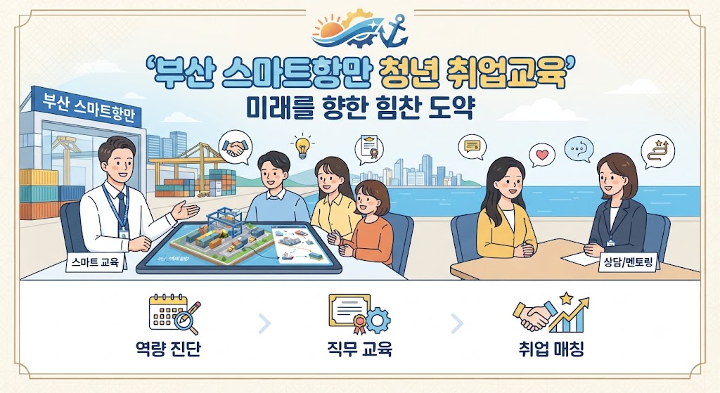 부산 스마트항만 물류 청년취업