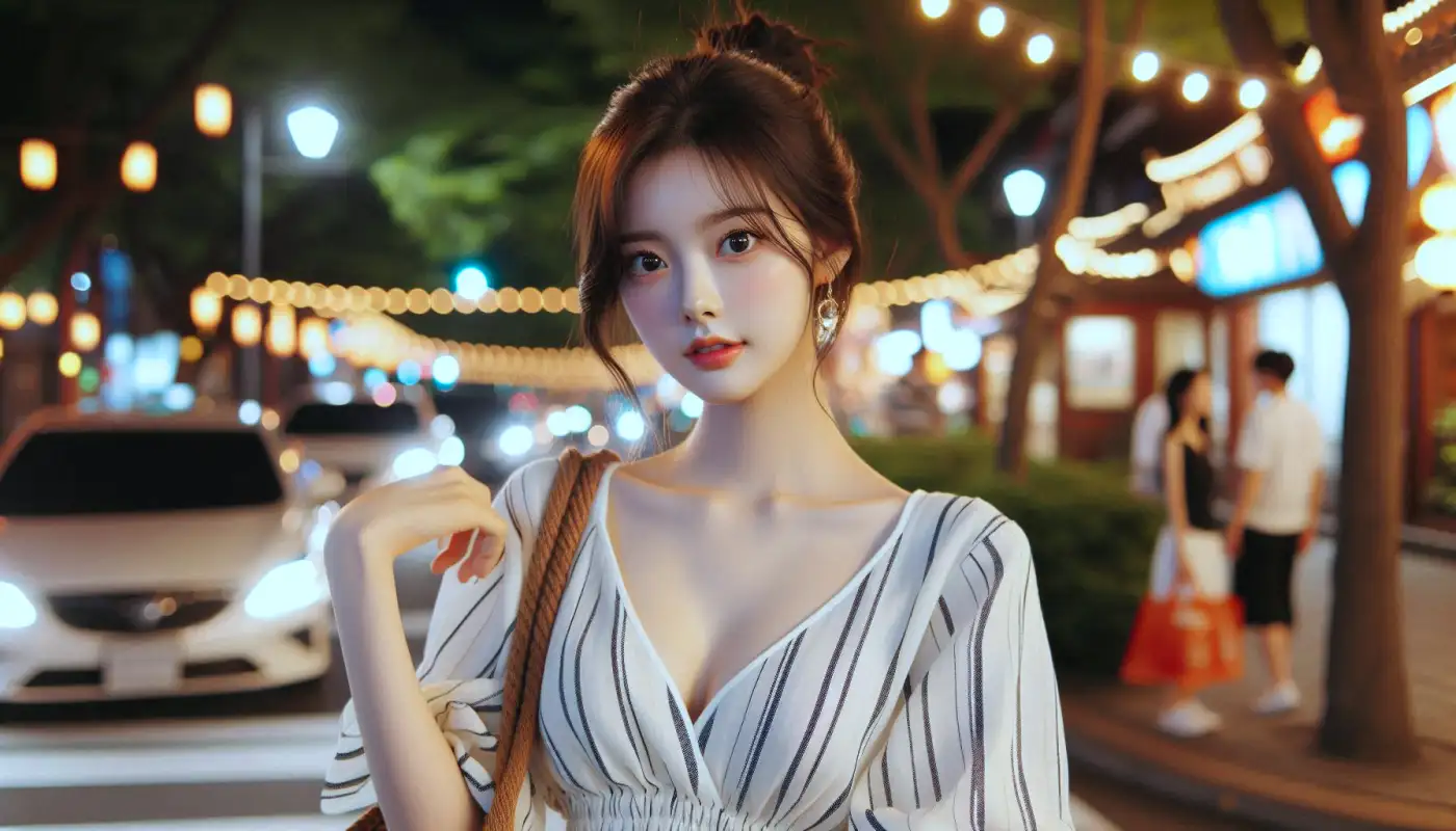 베트남-여행-비용을-알아보는-여성의-모습