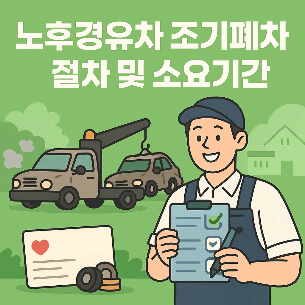 노후경유차 조기폐차 절차 및 소요기간