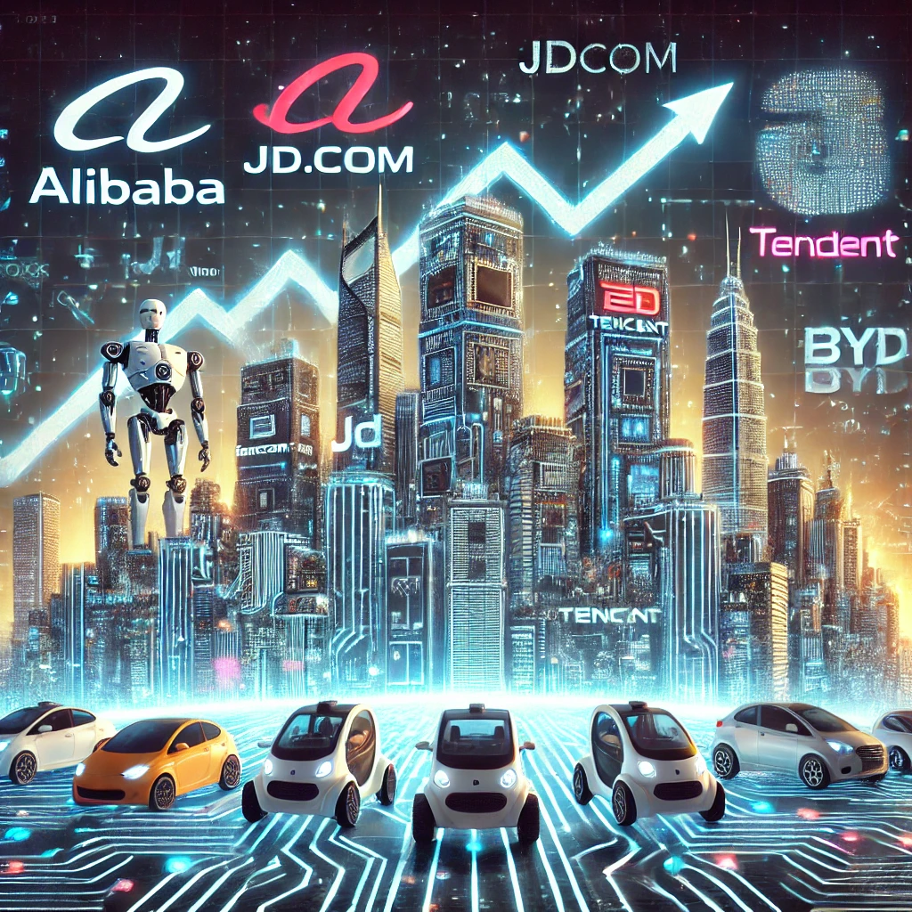 중국 기술주의 상승세