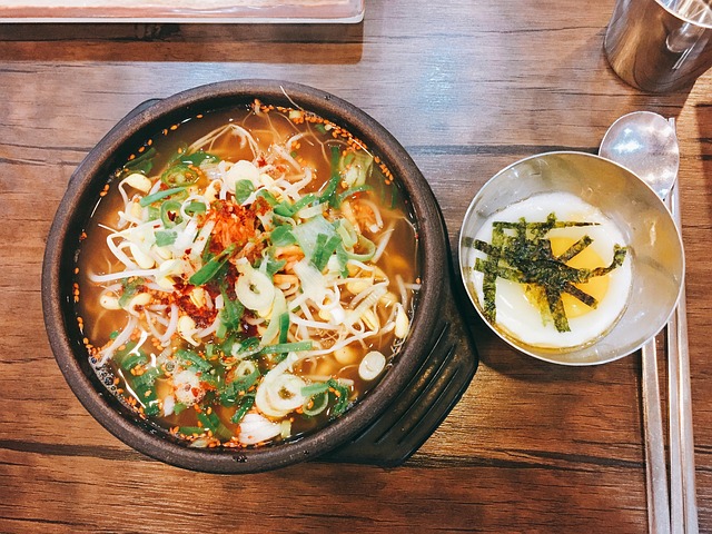 따듯한 콩나물국 사진