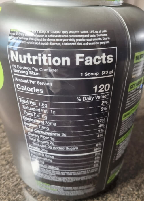 웨이 프로틴 원재료명 사진