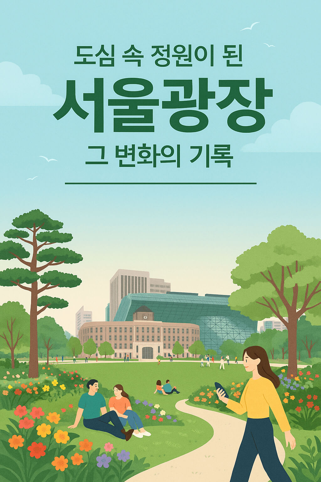 도심 속 정원이 된 서울광장