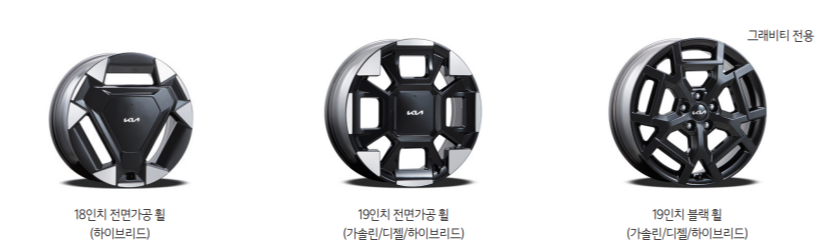 신형 카니발 휠