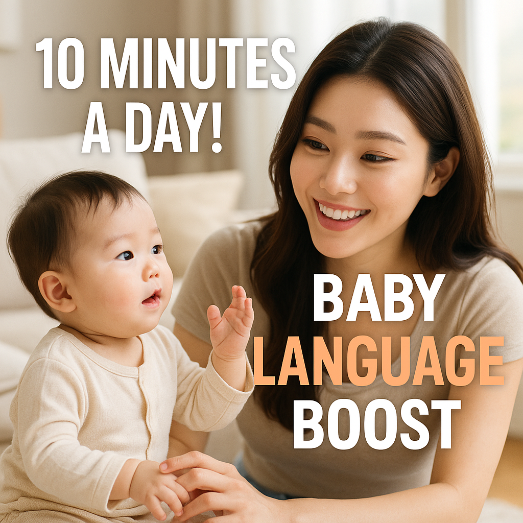 하루 10분으로 끝내는 아기 언어발달 놀이법
