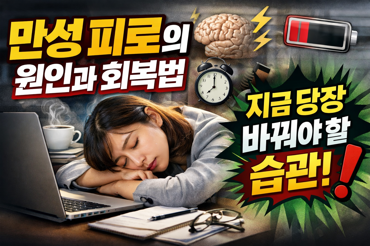 만성 피로의 원인과 회복법