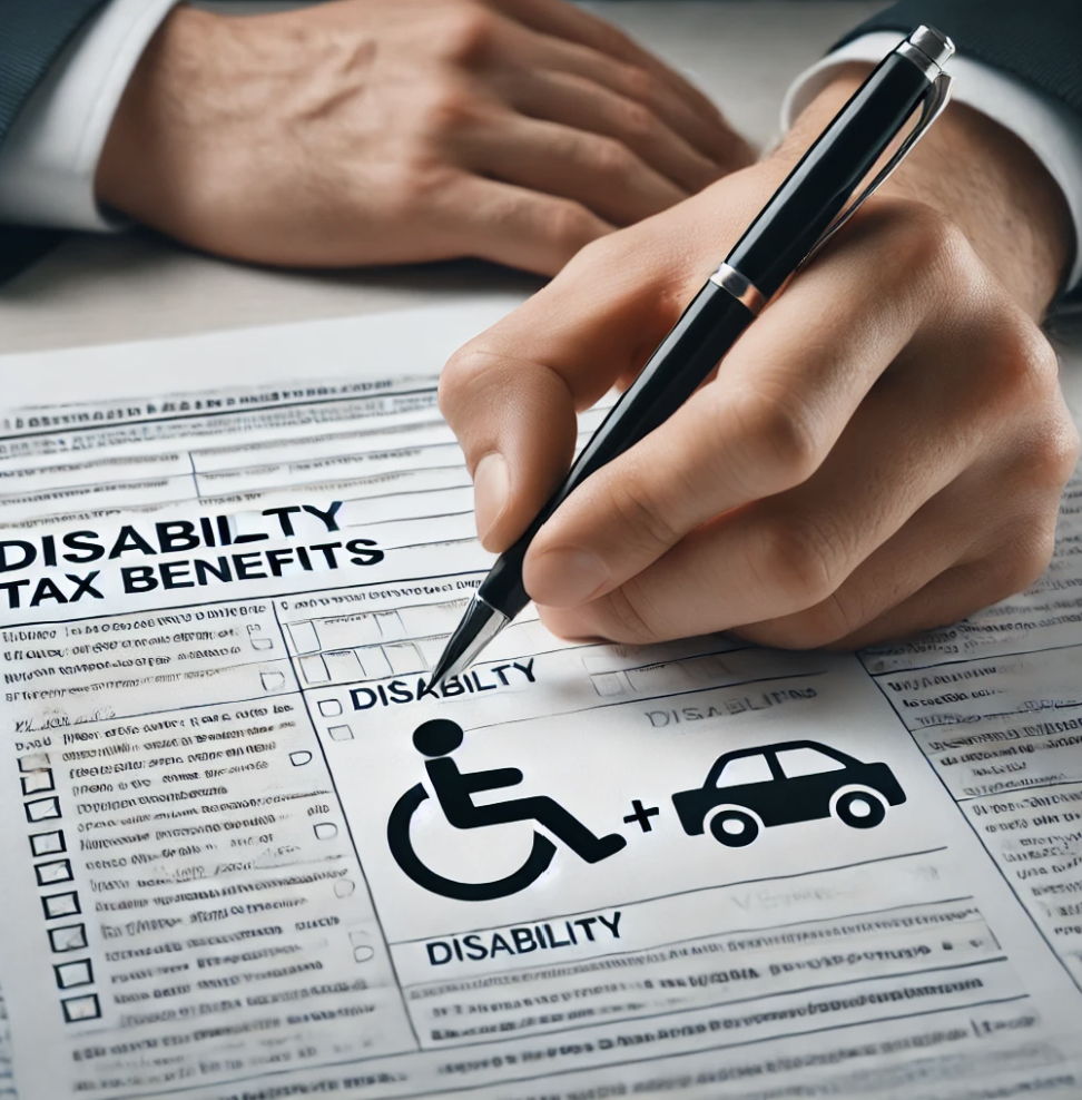 장애인 세금 혜택을 위해 세심하게 작성되는 세금 신고서