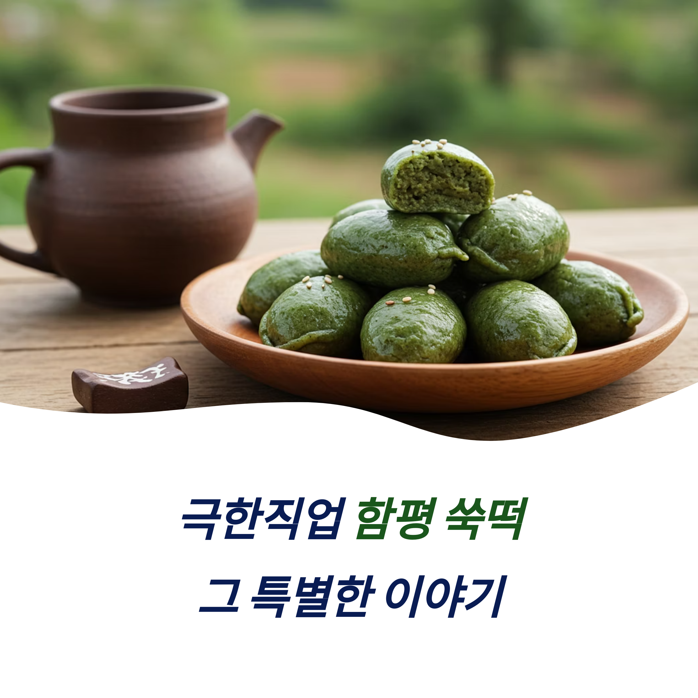 극한직업 쑥설기 함평 쑥떡 주문 택배 정보