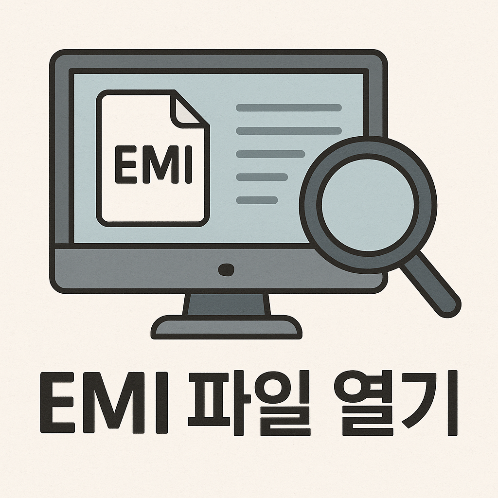 emi 파일 열기