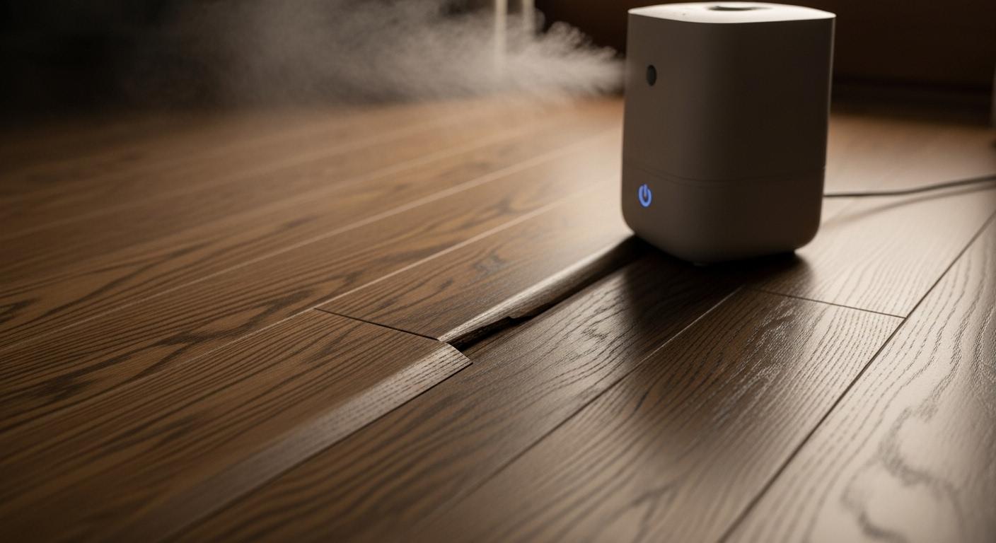 가습기 나무바닥