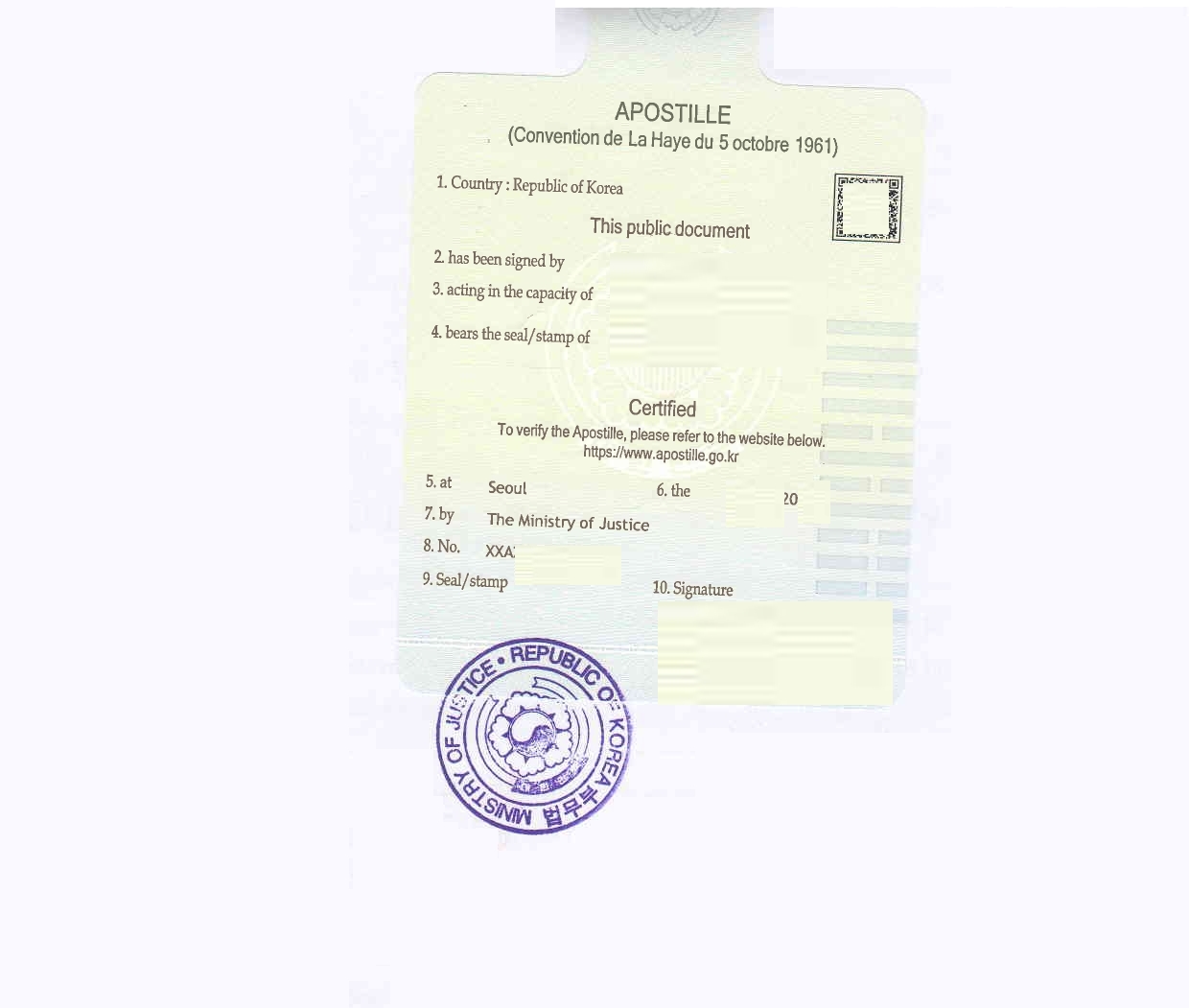 아포스티유마카오