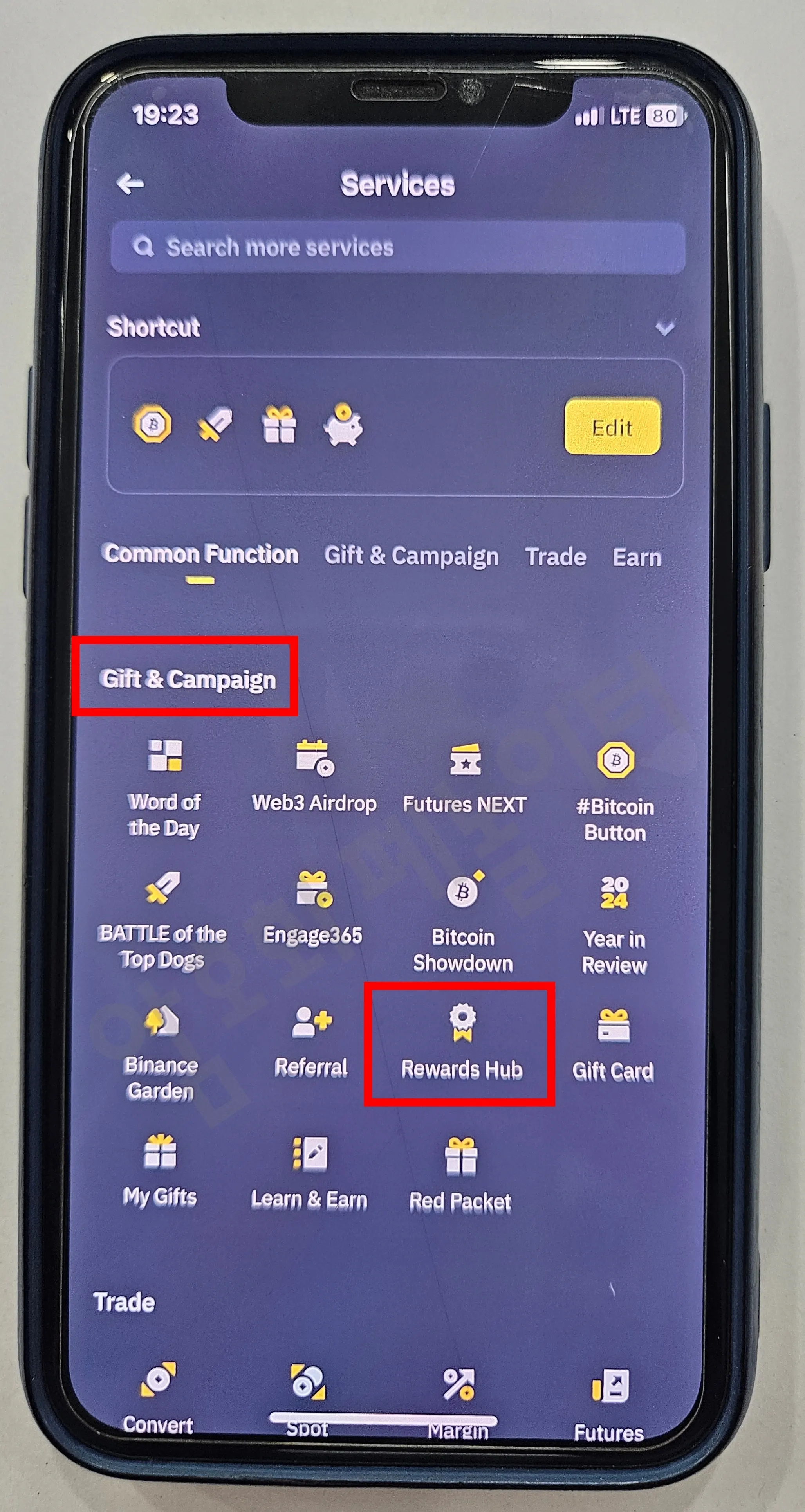 바이낸스 REWARDS HUB2