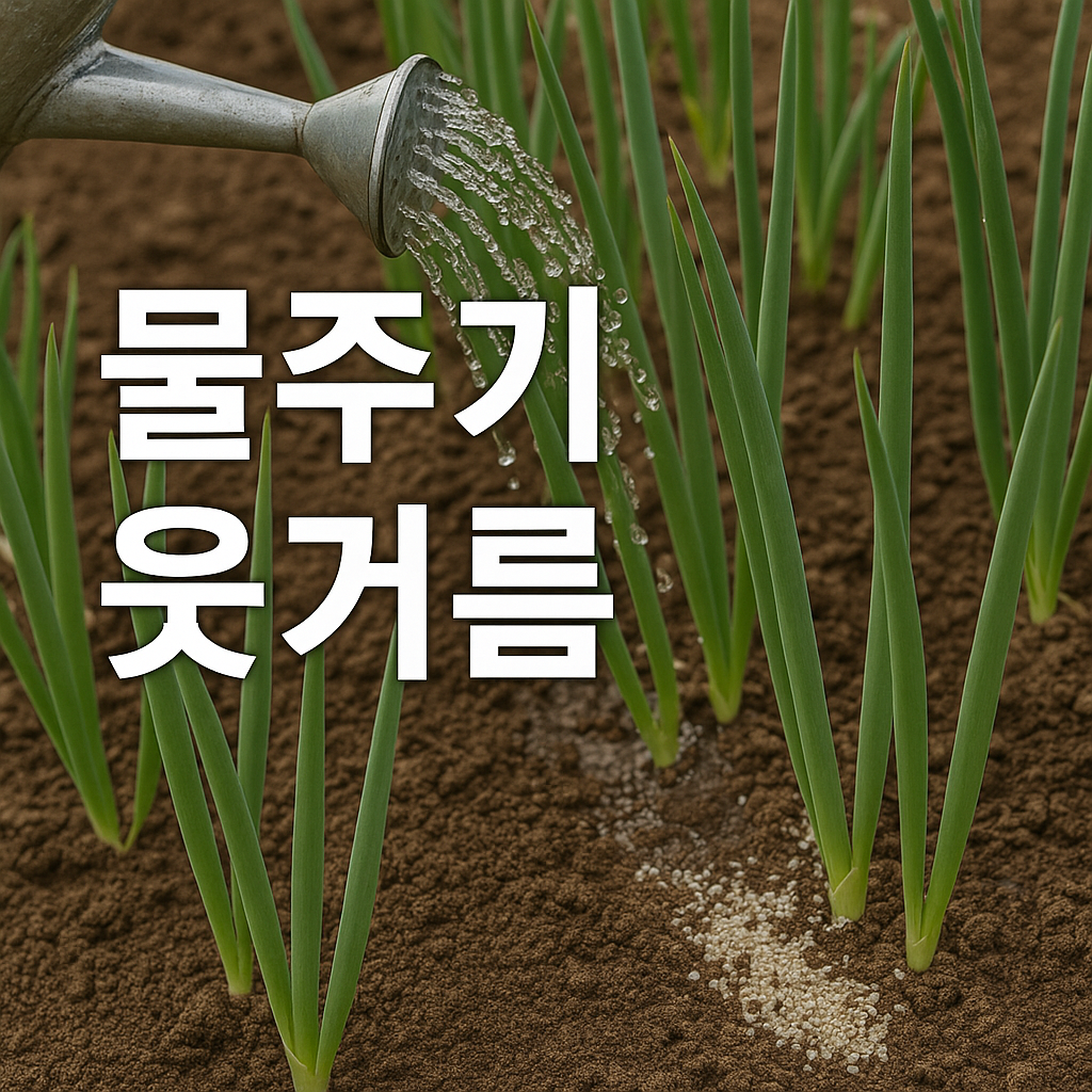 물주기와 웃거름