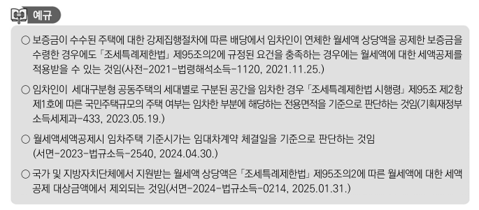 월세액 세액공제